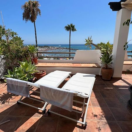 Playa Cristo Amazing Beach Terrace Appartment Estepona Eksteriør billede
