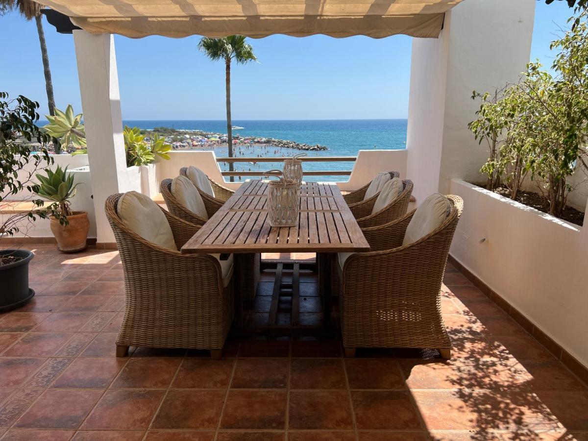 Playa Cristo Amazing Beach Terrace Appartment Estepona Eksteriør billede