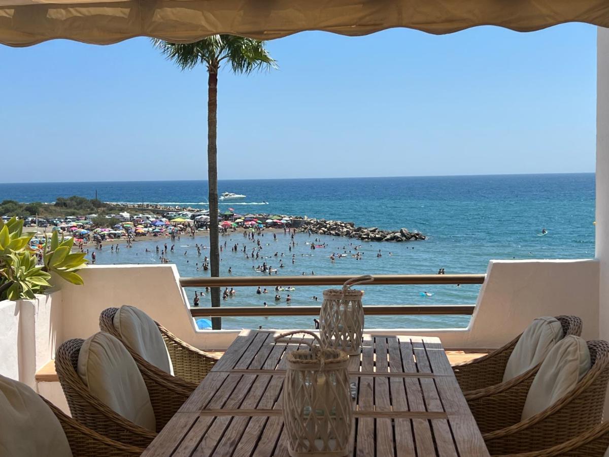Playa Cristo Amazing Beach Terrace Appartment Estepona Eksteriør billede